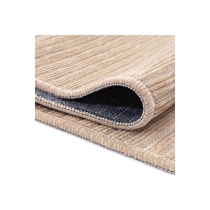 Ravi Yıkanabilir Kaydırmaz,pamuk Dokuma,premium Kalite Salon&mutfak&yemek Odası Kilimi 1704a-bej