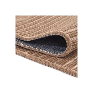 Ravi Yıkanabilir Kaydırmaz,pamuk Dokuma,premium Kalite Salon&mutfak&yemek Odası Kilimi 1705a-vizon 120x250 cm