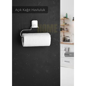Kağıt Havluluk Paslanmaz Peçetelik Çelik Banyo Havluluk Düzenleyici Gri
