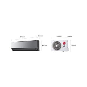 Uv Artcool Ac24bh A++ 24000 Btu Inverter Duvar Tipi Klima