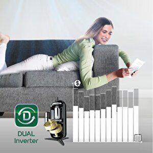 Lg Uv Artcool Ac24bh A++ 24000 Btu Inverter Duvar Tipi Klima