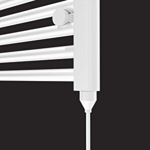 688x600mm 500w Elektrikli Karbon Çelik Havlupan Alya Beyaz