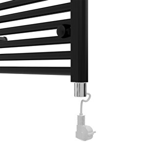 1200x500 400w Elektrikli Karbon Çelik Havlupan Alya Antrasit