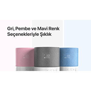 Akıllı Hava Temizleyici, Air Purifier, Mobil Uygulama Ile Denetim, 70 M2 Etkili, 3 Katmanlı Hepa13 Filtreli Hava Temizleme Cihazı Pembe X7420