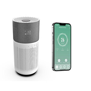Akıllı Hava Temizleyici, Air Purifier, Mobil Uygulama Ile Denetim, 70 M2 Etkili, 3 Katmanlı Hepa13 Filtreli Hava Temizleme Cihazı, Gri X7420