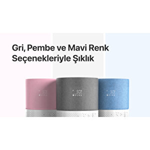 Akıllı Hava Temizleyici, Air Purifier, Mobil Uygulama Ile Denetim, 70 M2 Etkili, 3 Katmanlı Hepa13 Filtreli Hava Temizleme Cihazı, Gri X7420