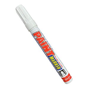 Ennalbur Mercure Paint Marker Beyaz Bilyalı Kalem
