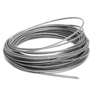 Ennalbur Çelik Halat 3 Mm 10 Metre (6x7 K.öz)