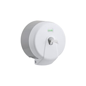 Vialli K3 Mini Cimri İçten Çekmeli Tuvalet Kağıdı Dispenser Beyaz