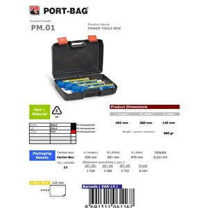 Portbag Pm01 Matkap Çantası