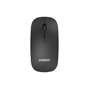 Sm-12 Kablosuz Mouse, Slim, Siyah