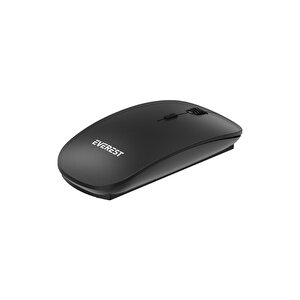 Sm-12 Kablosuz Mouse, Slim, Siyah