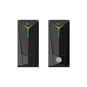 Lenovo Lecoo Ds104 Hoparlör 1+1 Usb Rgb Siyah