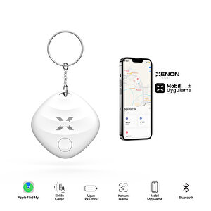 Air Tag, Aplle Find My Takip Sistemli Intelligence Ve Siri Uyumlu Takip Cihazı, Anahtar, Çanta, Bavul Ve Ios Uyumlu, Smart Tag, Beyaz