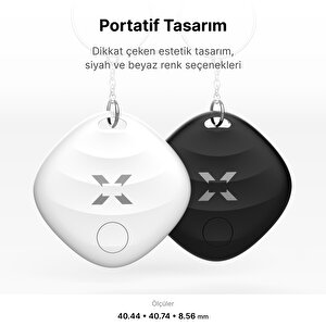 Air Tag, Aplle Find My Takip Sistemli Intelligence Ve Siri Uyumlu Takip Cihazı, Anahtar, Çanta, Bavul Ve Ios Uyumlu, Smart Tag, Beyaz X6605