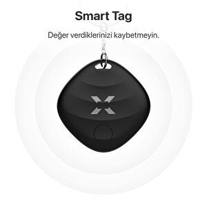 Air Tag, Akıllı Blutooth Takip Cihazı, Anahtar, Çanta, Bavul Ve Evcil Hayvan Için Kayıp Eşya Bulucu, Uzun Pil Ömürlü Ios Uyumlu, Smart Tag, Siyah X6605