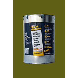 Plasti Dip - Tinersiz - 3 Kg - Kamuflaj Yesil