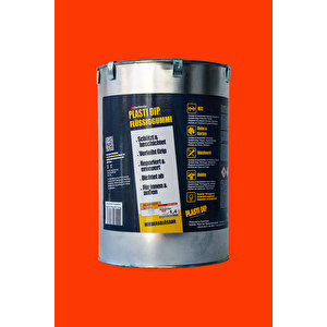 Plasti Dip - Tinersiz - 3 Kg - Mat Neon Turuncu