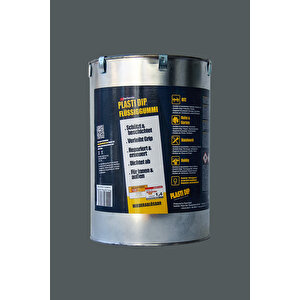 Plasti Dip - Tinersiz - 3 Kg - Mat Demir Gri