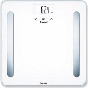 Beurer Bf 600 Pure Beyaz Terazi Diyagnoz Baskül Bluetooth Kullanımlı 180 Kg