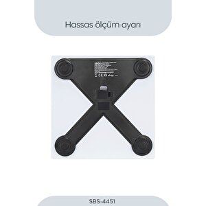 Sbs-4451 Dijital Banyo Baskülü - Açık Mavi̇