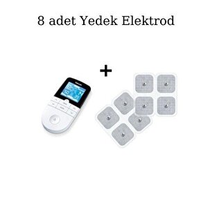 Em 49 Dijital Tens Ems Masaj Cihazı Ve 8'li Set Yedek Elektrodlar