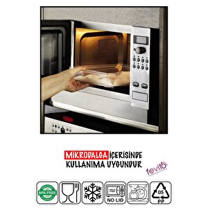 Mikrodalga Ve Difrizde Kullanılabilen Saklama Kabı Seti 4 Lu Antrasit  S-404