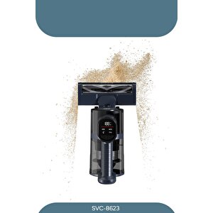 Si̇nbo Svc-8623 Elektri̇kli̇ Di̇key Süpürge Laci̇vert