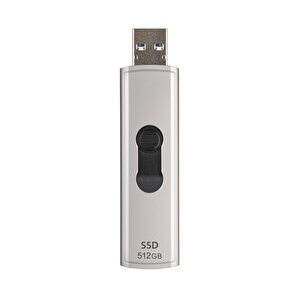 Ts512gesd320a 512gb Usb 10gbps 1050/950mb/s Gizlenebilir Başlıklı Taşınabilir Metal Kasa Ssd