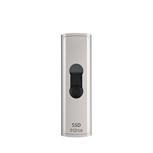 Ts512gesd320a 512gb Usb 10gbps 1050/950mb/s Gizlenebilir Başlıklı Taşınabilir Metal Kasa Ssd