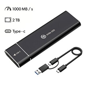 Npo Dk01 Nvme M.2 1000/900mb/s 2tb Usb-a/type-c Kablosuz Taşınabilir Harici Ssd