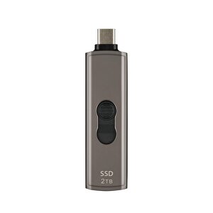 Ts2tesd330c 2tb Type-c 10gbps Gizlenebilir Başlıklı Taşınabilir Metal Kasa Ssd
