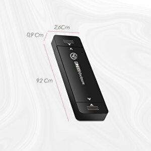 Npo Dk01 Nvme M.2 Usb-a/type-c Kablosuz Taşınabilir Harici Ssd Için Boş Kutu