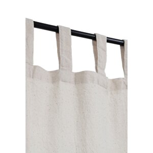 Naturel Perde Rustik Pileli Vintage 100x185 Cm