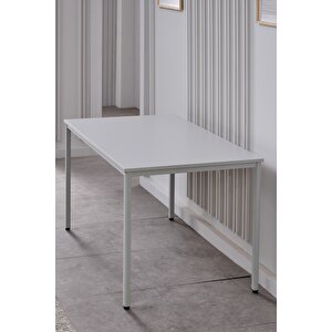 Arpelia Çalışma Masası 140x80x75 Cm Gri