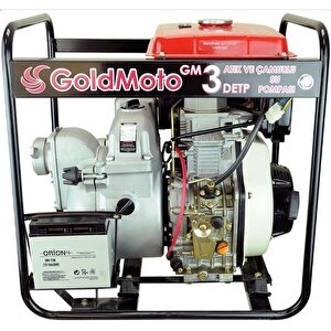 Goldmoto Gm3detp Dizel Kirli Su Pompası 9.5hp