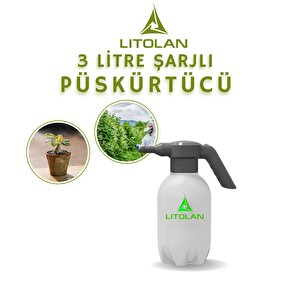 Zirai İlaçlama Pompası Şarjlı 3lt (gri)
