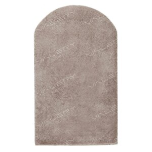 Yıkanabilir Peluş Seccade Overloklu Namazlık Kahverengi 70x120 cm