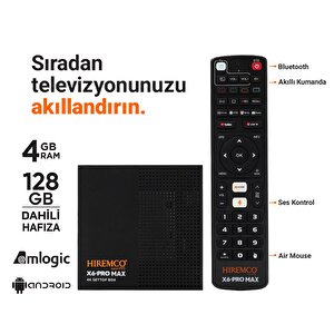 Hiremco X6 Pro Max 128gb Android Box
