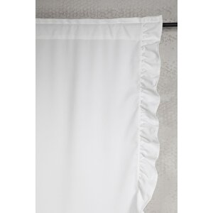 Poli Perde Çift Kanat Dikey Fırfırlı