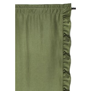 Poli Perde Çift Kanat Dikey Fırfırlı