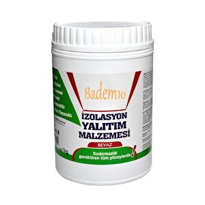 İzolasyon Yalıtım Malzemesi 1 Kg Beyaz Renk Su Sızdırmaz Elastik Boyanabilir Rutubet Nem Yalıtımı