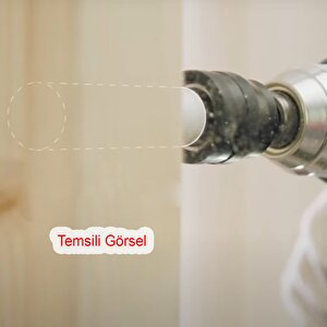 Metal Sds Plus Panç Adaptörü 14x32 Mm Delik Oyuk Açma Delme No:2 Bi Metal Matkap Uyumlu