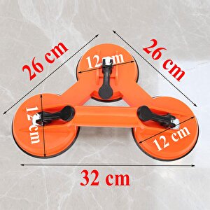 Vantuz Cam Vantuzu Vakumlu Cam Fayans Ahşap Tutucu Taşıma Araba Kaporta Göcük Çektirme 3'lü Plastik