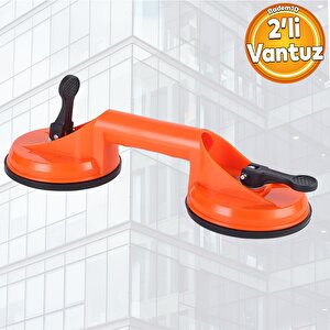 Vantuz Cam Vantuzu Vakumlu Cam Fayans Ahşap Tutucu Taşıma Araba Kaporta Göcük Çektirme 2'li Plastik