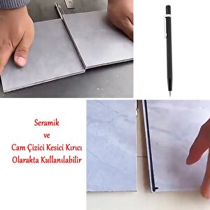 Karbür Uçlu Metal Çelik Alüminyum Ahşap Çizici İşaretleyici Kalem Seramik Cam Kırıcı Kesici 1 Adet