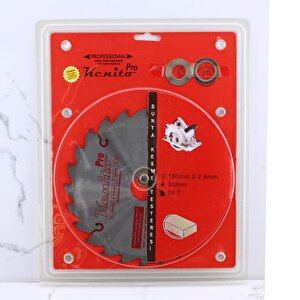 Kenito Ahşap Mdf Mobilya Tahta Sunta Dolap Kesme Testeresi Testere 180 Mm 24 Diş