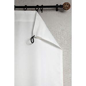 Poli Perde Çift Kanat Dikey Fırfırlı