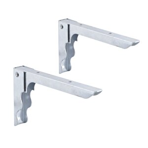 Duvara Monteli Balkon Masası Sehpası Montajı Metal Katlanır Raf Altı Ayağı 18 X 10 Cm (2 Adet)