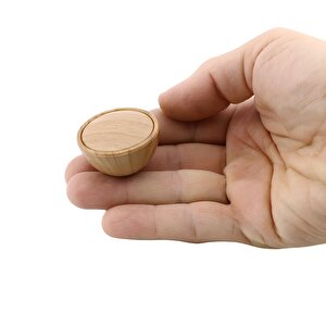Piyano Polimer Düğme Kulp Dışbükey Ceviz Dolap Mobilya Mutfak Dolabı Çekmece Kulpu Kulbu 5 Adet